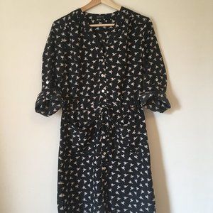 Spense bird print dress - size 6